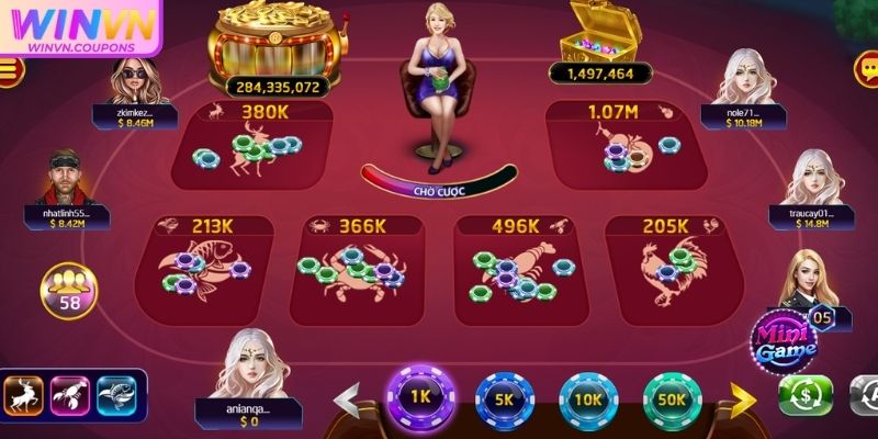 Các biểu tượng xuất hiện 