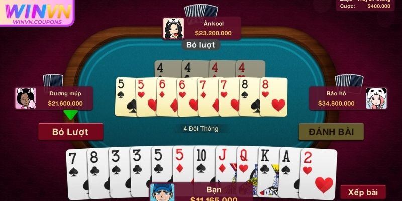 Tiến Lên WINVN – Đọc Vị Đối Thủ Và Làm Chủ Thế Trận Thắng 1 Tổng quan về Tiến Lên WINVN